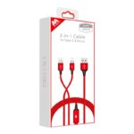 MyBat 2-in-1 Cable for Type-C & Micro 4FT