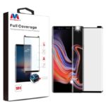 Samsung Galaxy Note 9 - MyBat Full Coverage Tempered Glass Screen Protector - Black / Clear