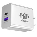 AmpSentrix 20W Dual Wall Charger USB-C & USB-A