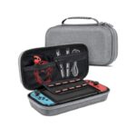 Nintendo Switch, Switch Carrying Case with 10 Games Slots (Gray)