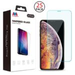 MyBat Tempered Glass Screen Protector (2.5D)(25-pack) for Apple iPhone XS Max / 11 Pro Max - Clear