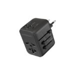 Hypergear World Charger Universal Travel Adapter W/ USB-C (Black)