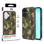 MyBat Design Lab Series Case for Apple iPhone 16 – Army Camouflage