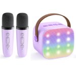 YLL Mini Karaoke Machine for Kids (Purple)