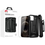MyBat Pro Warrior Series Case for Apple iPhone 12 Pro Max (6.7) - Black
