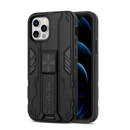echelon Reflex Series Case w Kickstand for iPhone 12 / 12 Pro (6.1) - Black