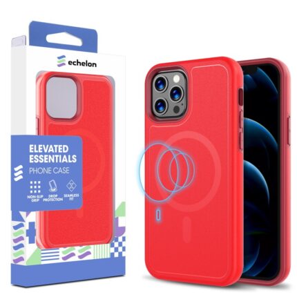 echelon Fuse Series w/ MagSafe Case for Apple iPhone 12 (6.1) / 12 Pro (6.1) - Red