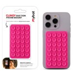 MyBat Clingy Suction Phone Mount - Hot Pink