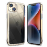 MyBat Pro Radiant Series ombre gradient Gummy Case for Apple iPhone 16e / 14 / 13 - Black Gradient