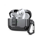 MyBat Pro SafeSound Magnetic Locking AirPods Case for Apple AirPods Pro 3 with Wireless Charging Case - (Black)